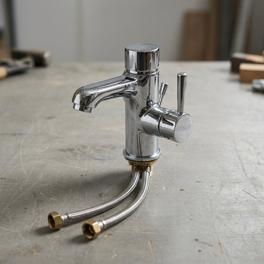 Mono basin mixer — single lever
